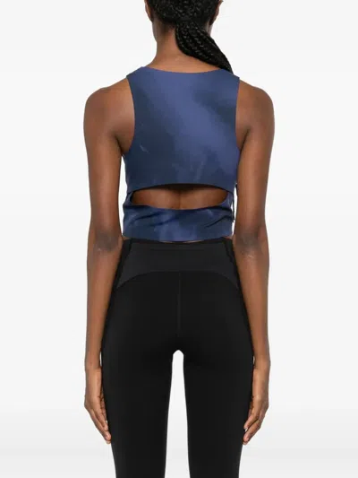 On Scoop-neck Tank Top In Blue