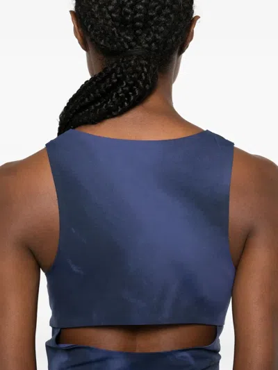 On Scoop-neck Tank Top In Blue