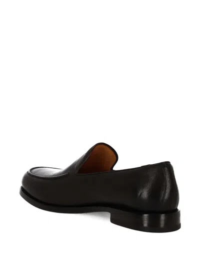 Ortigni Leather Loafers In Black