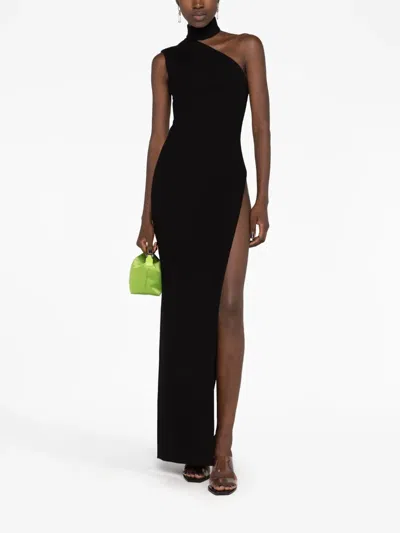 Monot Asymmetrisches Maxikleid In Black