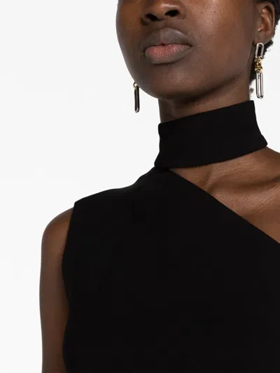 Monot Asymmetrisches Maxikleid In Black