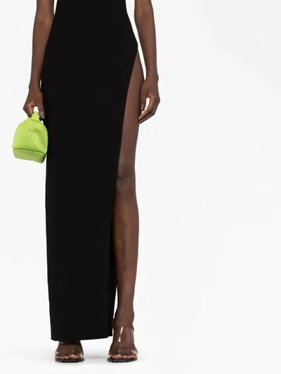 Monot Asymmetrisches Maxikleid In Black