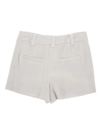 Marella Concealed-fastening Shorts In Gray