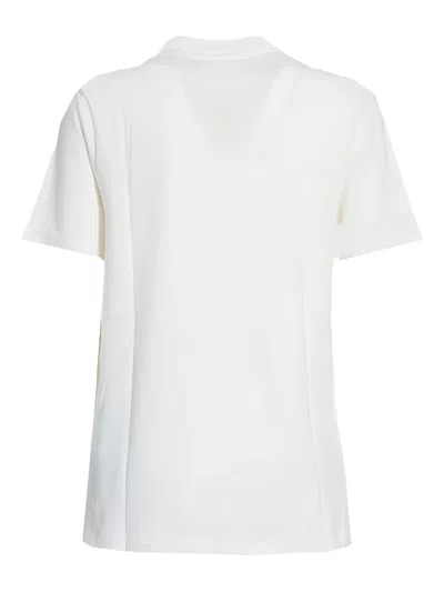 Jil Sander Short-sleeve T-shirt With Centered Logo Detail In White