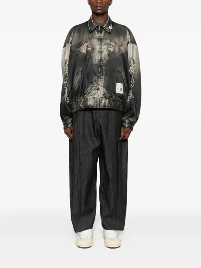 Miharayasuhiro Embroidered Souvenir Jacket In Multi