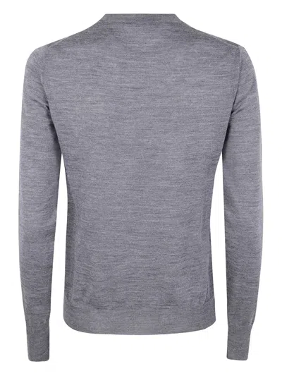 Nuur Round Neck ml Sweater In Gray