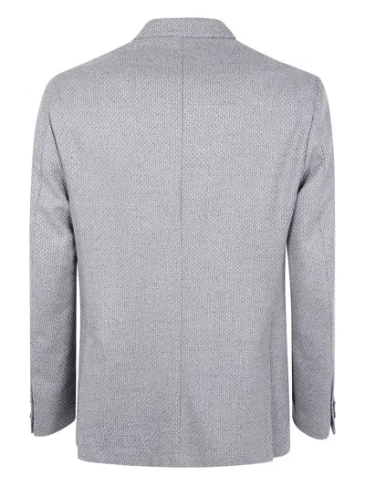 Barba Napoli "bactive Mono" Jacket In Gray