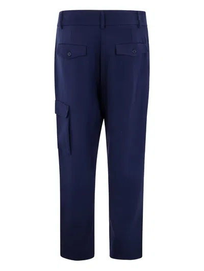 Family First Classic Cargo Trousers In Blue