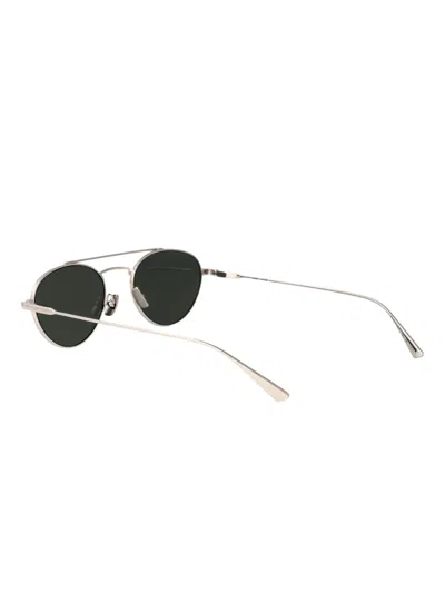 Saint Laurent Silver-silver-grey Metal Sunglasses In Multi
