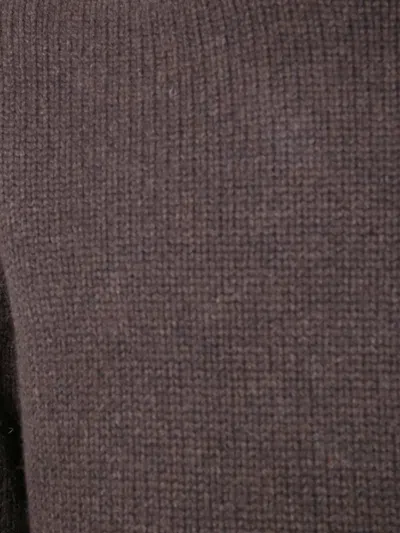 Studio Nicholson Loris High-neck Sweater In Brown