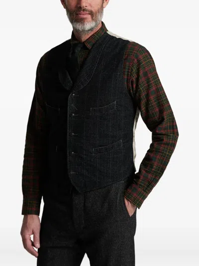 Rrl Weste Mit Schalkragen In Brown