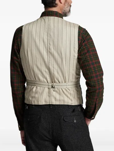 Rrl Weste Mit Schalkragen In Brown