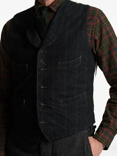 Rrl Weste Mit Schalkragen In Brown