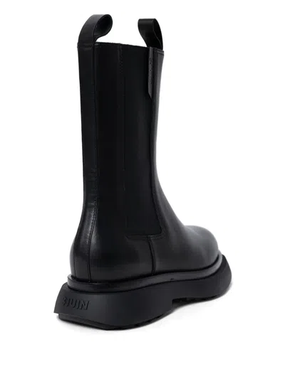 3juin Pull-tab Boots In Black