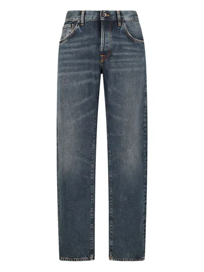 Pt Torino Belt Loop Jeans In Blue