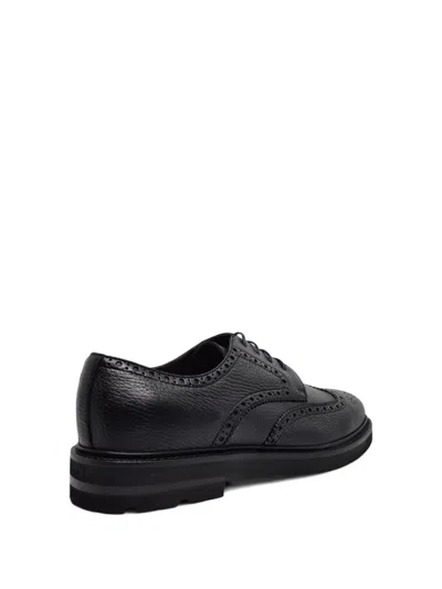 Henderson Baracco Derby-schuhe Aus Leder In Black