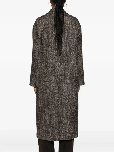 Tagliatore Linden Double-breasted Wool Coat Clothing In Brown