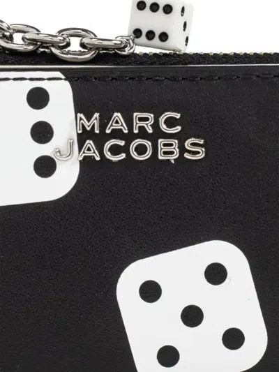 Marc Jacobs X Derrick Adams Dice-charm Wallet In Black