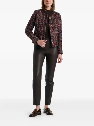 Weill Paris Tweed Button Jacket In Multi
