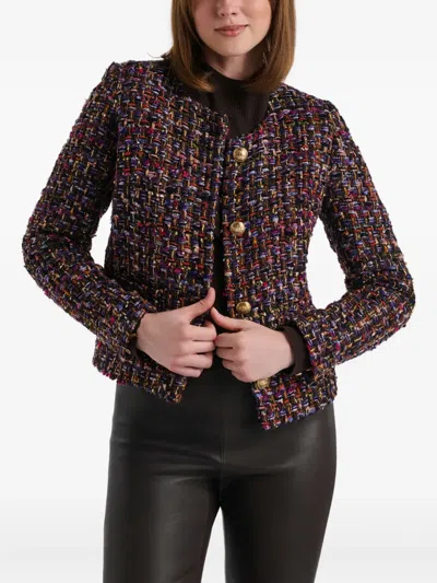 Weill Paris Tweed Button Jacket In Multi