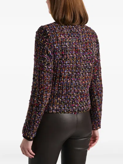 Weill Paris Tweed Button Jacket In Multi