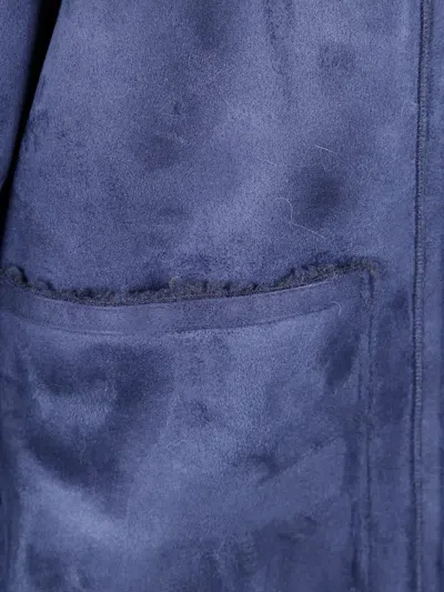 Betta Corradi Hooded Zip Jacket In Blue