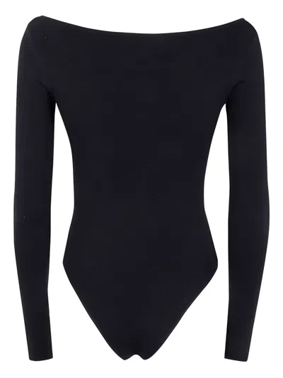 Entire Studios Long-sleeve Bodysuit In Blue