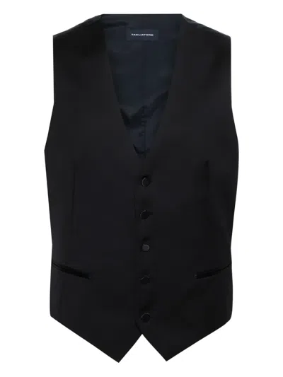 Tagliatore Button Fastening Jacket In Black