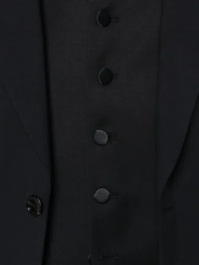 Tagliatore Button Fastening Jacket In Black