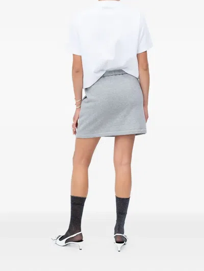 松紧裤腰口袋迷你半身裙