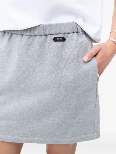 松紧裤腰口袋迷你半身裙