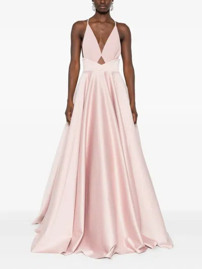 Solace London Avallon Maxi Dress In Pink