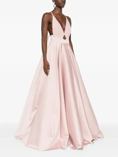 Solace London Avallon Maxi Dress In Pink