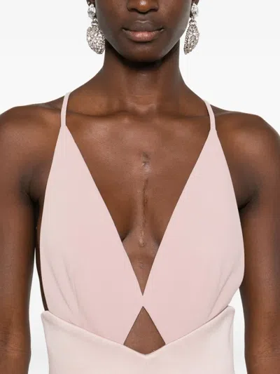 Solace London Avallon Maxi Dress In Pink