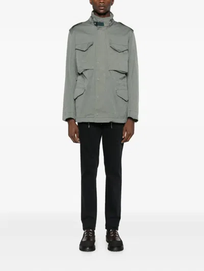 Ten C Flap-pocket Jacket In Gray