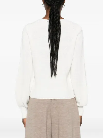 Twinset Suéter Cuello Redondo - Blanco In White