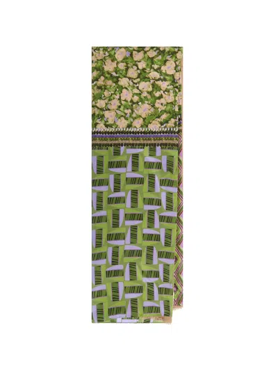 Maliparmi Schal Mit Geometrischem Print In Green