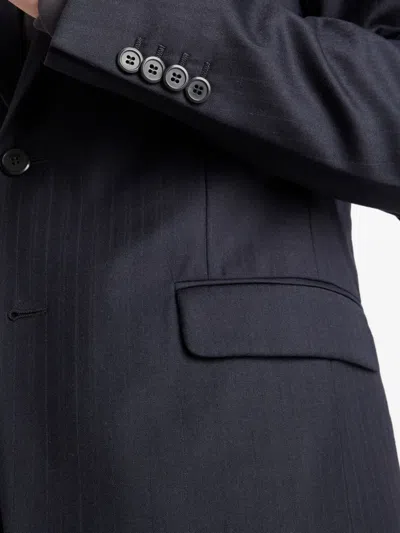 Prada Single-breasted Cashmere And Wool Suit In Blue