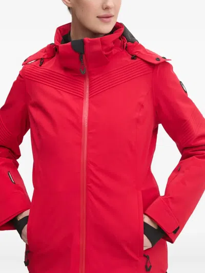 标贴连帽滑雪夹克