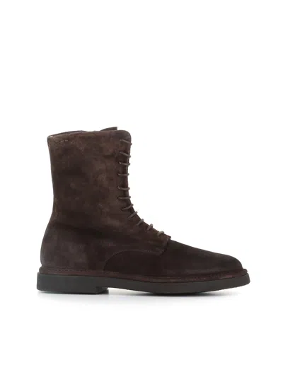 Alexander Hotto Lace-up Boot 68636 In Burgundy