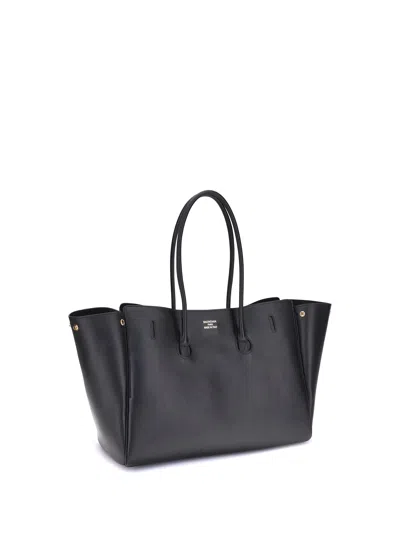 Balenciaga Medium Bel Air Leather Shoulder Bag In Blue