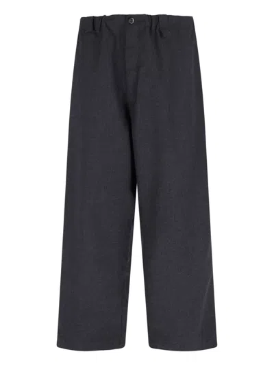 Willy Chavarria Button-up Trousers In Gray