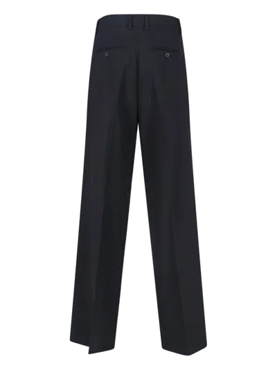 Filippa K Darcey Pinstripe Trousers In Blue