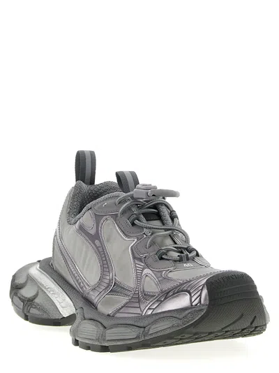 Balenciaga Men Grey Mesh And Polyurethane 3xl Sneakers In Gray