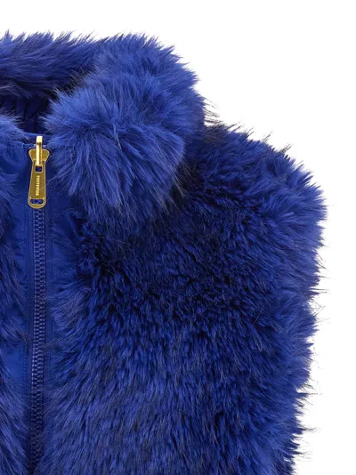 Goldbergh Dahlia Reversible Gilet In Blue