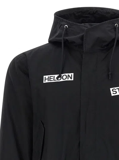 Undercover Heldon 2-in-1 Parka Coat In Black