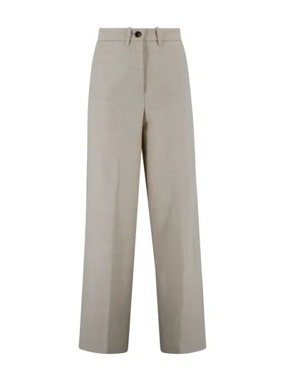 Nine In The Morning Trousers In Neutral