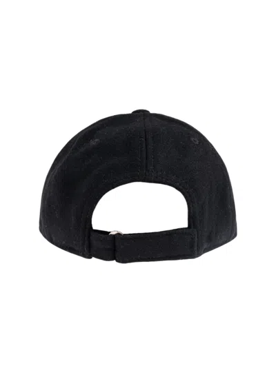 Versace Jeans Couture Logo-patch Hat In Black