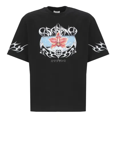 Casablanca Men's Galactic Connection T-shirt In Black
