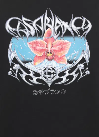 Casablanca Men's Galactic Connection T-shirt In Black